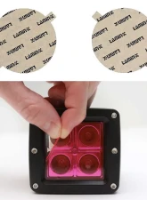 Lamin-X Chrysler 300 2004-2010 Pink Fog Light Covers                                     - C108P - Image 4