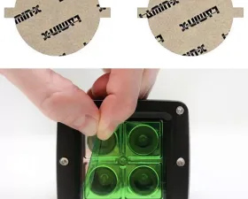 Lamin-X Chrysler PT Cruiser 2006-2010 Green Fog Light Covers