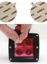 Lamin-X Chrysler Sebring 2007-2010 Pink Fog Light Covers                                     - C112P - Image 4