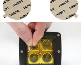 Lamin-X Chrysler Sebring 2007-2010 Yellow Fog Light Covers