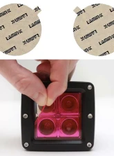 Lamin-X Chrysler 300C 2004-2010 Pink Fog Light Covers                                     - C408P - Image 4