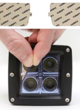 Lamin-X Cadillac STS 2005-2011 Blue Fog Light Covers                                     - CD109B - Image 5