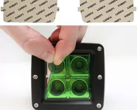 Lamin-X Cadillac STS 2005-2011 Green Fog Light Covers