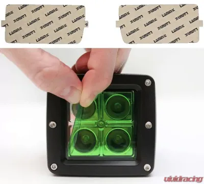 Lamin-X Cadillac STS 2005-2011 Green Fog Light Covers - CD109GR