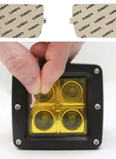 Lamin-X Cadillac STS 2005-2011 Yellow Fog Light Covers                                     - CD109Y - Image 5