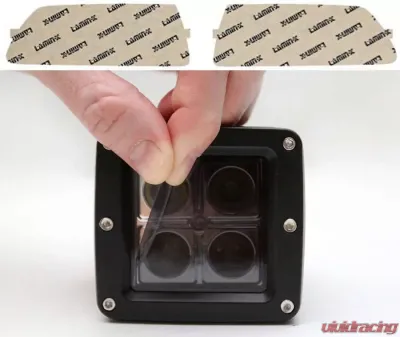 Lamin-X Chevrolet Corvette C6 Base 2005-2013 Gunsmoke Fog Light Covers - CH115G