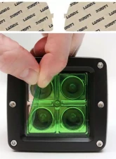 Lamin-X Chevrolet Corvette C6 Base 2005-2013 Green Fog Light Covers                                     - CH115GR - Image 5