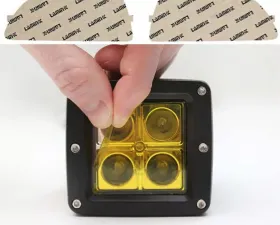 Lamin-X Chevrolet Corvette C6 Base 2005-2013 Yellow Fog Light Covers