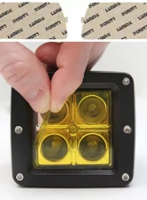 Lamin-X Chevrolet Corvette C6 Base 2005-2013 Yellow Fog Light Covers                                     - CH115Y - Image 5