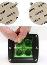 Lamin-X Chevrolet HHR 2005-2011 Green Fog Light Covers                                     - CH117GR - Image 5