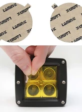 Lamin-X Chevrolet HHR 2005-2011 Yellow Fog Light Covers                                     - CH117Y - Image 5