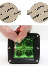 Lamin-X Chevrolet Sonic 2012-2016 Green Fog Light Covers                                     - CH130GR - Image 5