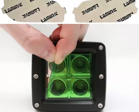 Lamin-X Chevrolet Camaro LT 2016-2020 Green Fog Light Covers