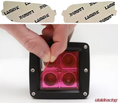 Lamin-X Chevrolet Camaro LT 2016-2020 Pink Fog Light Covers - CH151P
