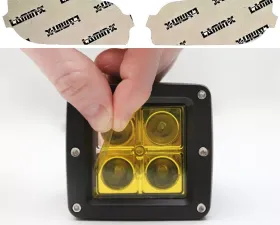 Lamin-X Chevrolet Camaro LT 2016-2020 Yellow Fog Light Covers