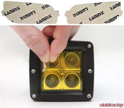 Lamin-X Chevrolet Camaro LT 2016-2020 Yellow Fog Light Covers - CH151Y