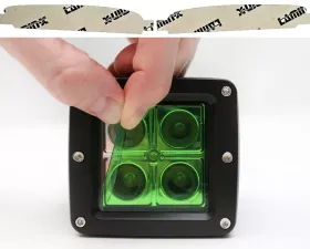 Lamin-X Chevrolet Camaro SS 2016-2020 Green Fog Light Covers