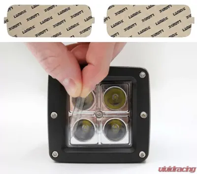 Lamin-X Chevrolet Corvette C6 Z06 2006-2013 Clear Fog Light Covers - CH415CL