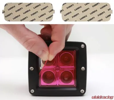 Lamin-X Chevrolet Corvette C6 Z06 2006-2013 Pink Fog Light Covers - CH415P