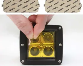 Lamin-X Chevrolet Corvette C6 Z06 2006-2013 Yellow Fog Light Covers