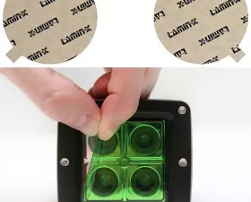 Lamin-X Dodge Neon/SRT-4 2003-2006 Green Fog Light Covers