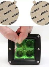 Lamin-X Dodge Viper 2003-2010 Green Fog Light Covers                                     - D107GR - Image 5