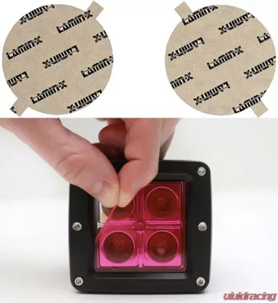 Lamin-X Dodge Viper 2003-2010 Pink Fog Light Covers - D107P