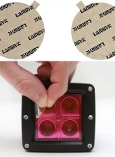 Lamin-X Dodge Viper 2003-2010 Pink Fog Light Covers                                     - D107P - Image 4