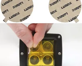 Lamin-X Dodge Viper 2003-2010 Yellow Fog Light Covers