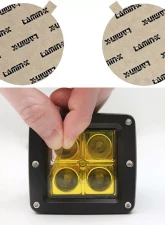 Lamin-X Dodge Viper 2003-2010 Yellow Fog Light Covers                                     - D107Y - Image 5