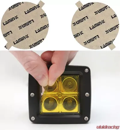 Lamin-X Dodge Viper 2003-2010 Yellow Fog Light Covers - D107Y