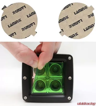 Lamin-X Dodge Caliber 2007-2012 Green Fog Light Covers - D112GR