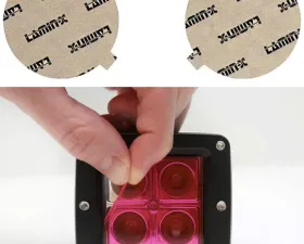 Lamin-X Dodge Caliber 2007-2012 Pink Fog Light Covers