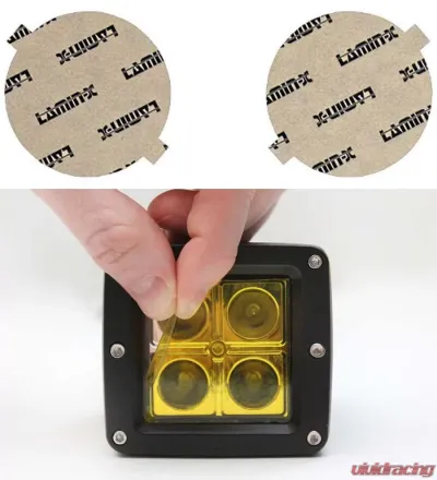 Lamin-X Dodge Caliber 2007-2012 Yellow Fog Light Covers - D112Y