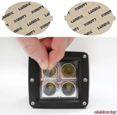 Lamin-X Dodge Viper 1992-2002 Oval Clear Fog Light Covers - D115CL