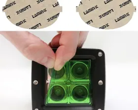 Lamin-X Dodge Viper 1992-2002 Oval Green Fog Light Covers