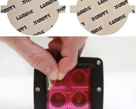 Lamin-X Dodge Challenger 2008-2014 Pink Fog Light Covers