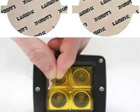 Lamin-X Dodge Challenger 2008-2014 Yellow Fog Light Covers