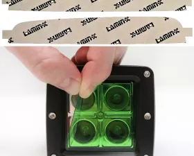 Lamin-X Dodge Charger 2015-2021 Green Fog Light Covers