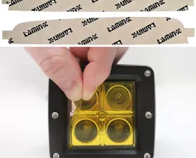 Lamin-X Dodge Charger 2015-2021 Yellow Fog Light Covers