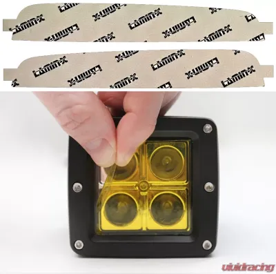 Lamin-X Dodge Charger 2015-2021 Yellow Fog Light Covers - D132Y