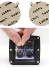 Lamin-X Dodge Viper 1992-2002 Round Blue Fog Light Covers                                     - D415B - Image 5