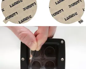 Lamin-X Dodge Viper 1992-2002 Round Gunsmoke Fog Light Covers