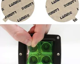 Lamin-X Dodge Viper 1992-2002 Round Green Fog Light Covers