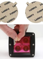 Lamin-X Dodge Viper 1992-2002 Round Pink Fog Light Covers                                     - D415P - Image 4