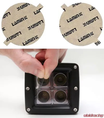 Lamin-X Dodge Viper 1992-2002 Round Tint Fog Light Covers - D415T