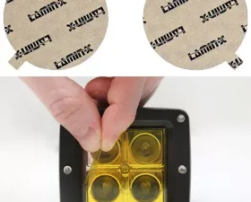 Lamin-X Dodge Viper 1992-2002 Round Yellow Fog Light Covers