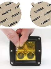 Lamin-X Dodge Viper 1992-2002 Round Yellow Fog Light Covers                                     - D415Y - Image 5