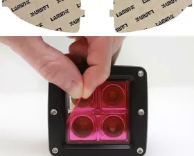 Lamin-X Ford Focus 2000-2004 Pink Fog Light Covers