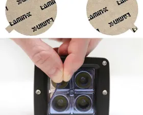 Lamin-X Ford Mustang Cobra Round 1999-2001 Blue Fog Light Covers